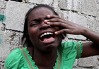 Haiti earthquake victim