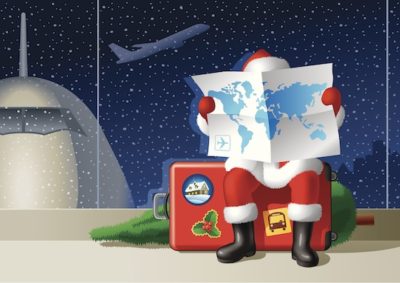 Santa travels