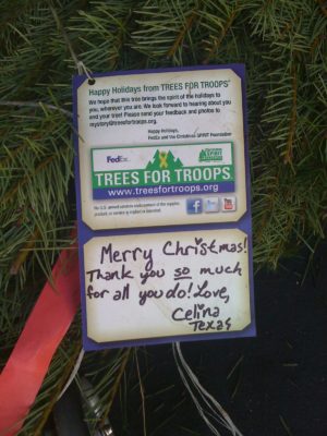 trees for troops