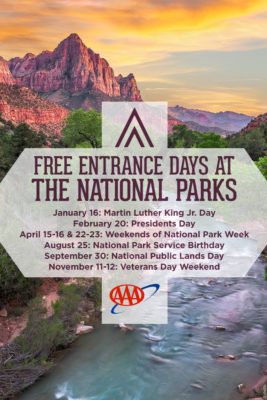 free entry to national parks